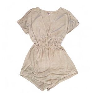 Women's Cream Romper Victoria’s Secret Size S Swimsuit Coverup